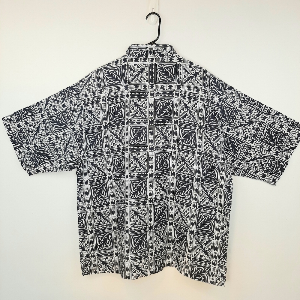 Slazenger Men's Tribal Hawaiian Button-Down Linen Blend Shirt Size XXL Resort - Picture 10 of 15